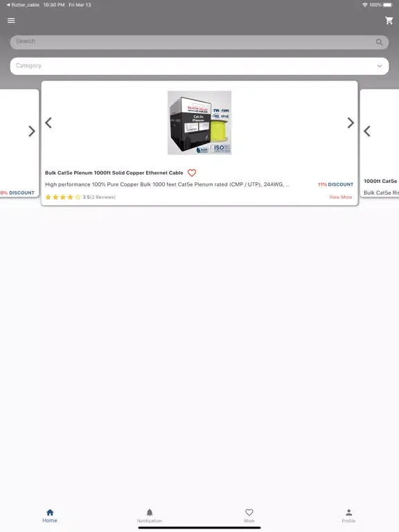Capturas de pantalla de SV Cables iPad 