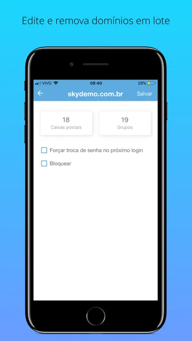 Zrzuty ekranu Skymail Admin