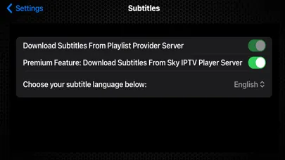 Captures d'écran de Sky IPTV Player