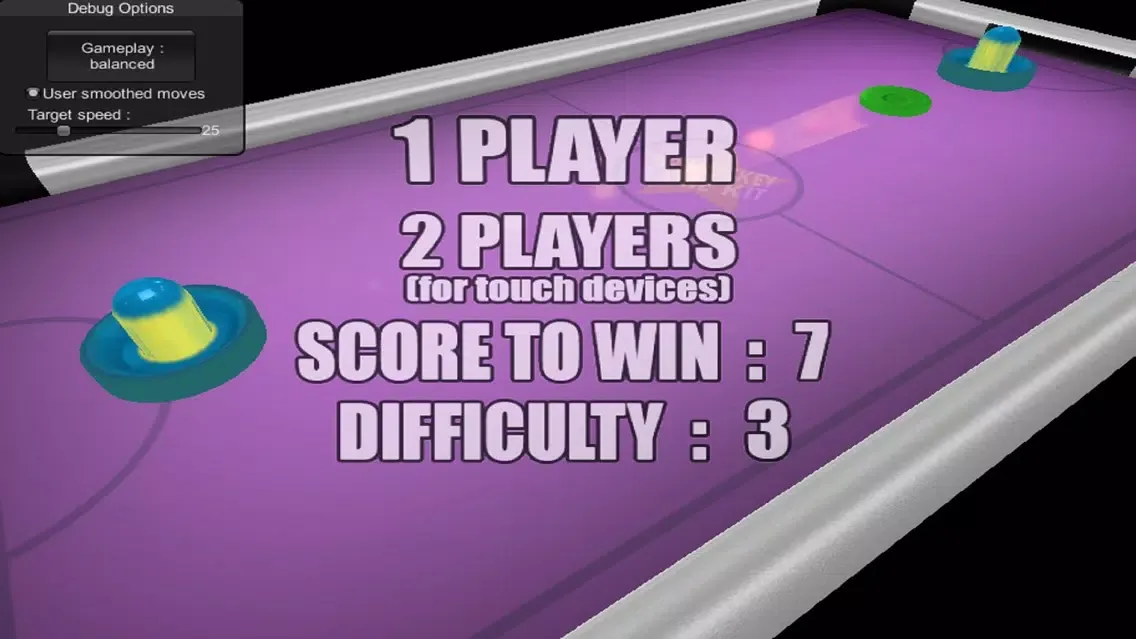 Zrzuty ekranu Air Hockey Tap