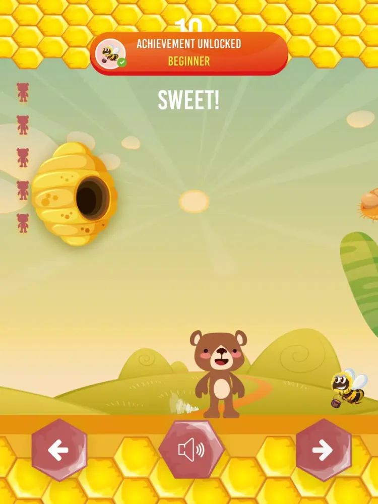Capturas de tela do The Dodging Bear: arcade game iPad 