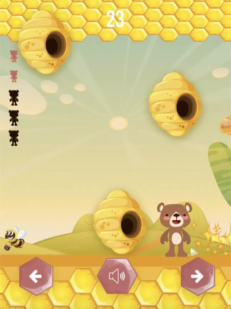 Capturas de tela do The Dodging Bear: arcade game iPad 