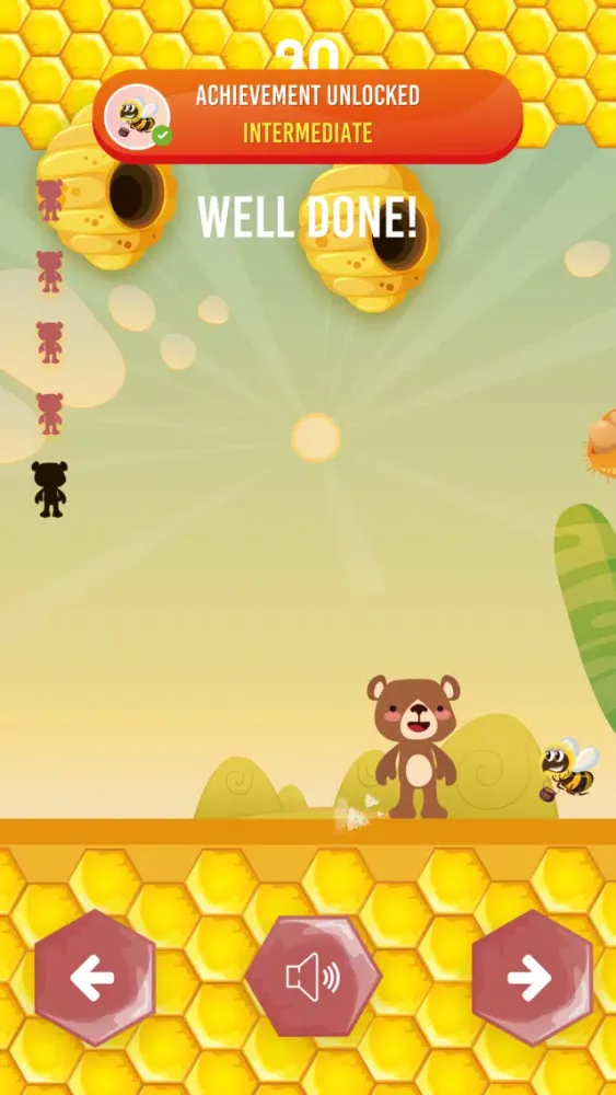 Capturas de tela do The Dodging Bear: arcade game