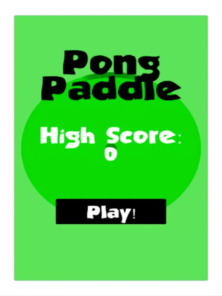 Capturas de tela do Pong Paddle iPad 
