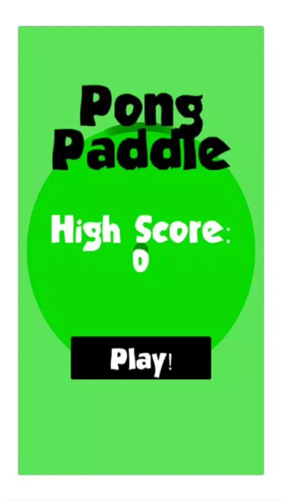 Capturas de tela do Pong Paddle