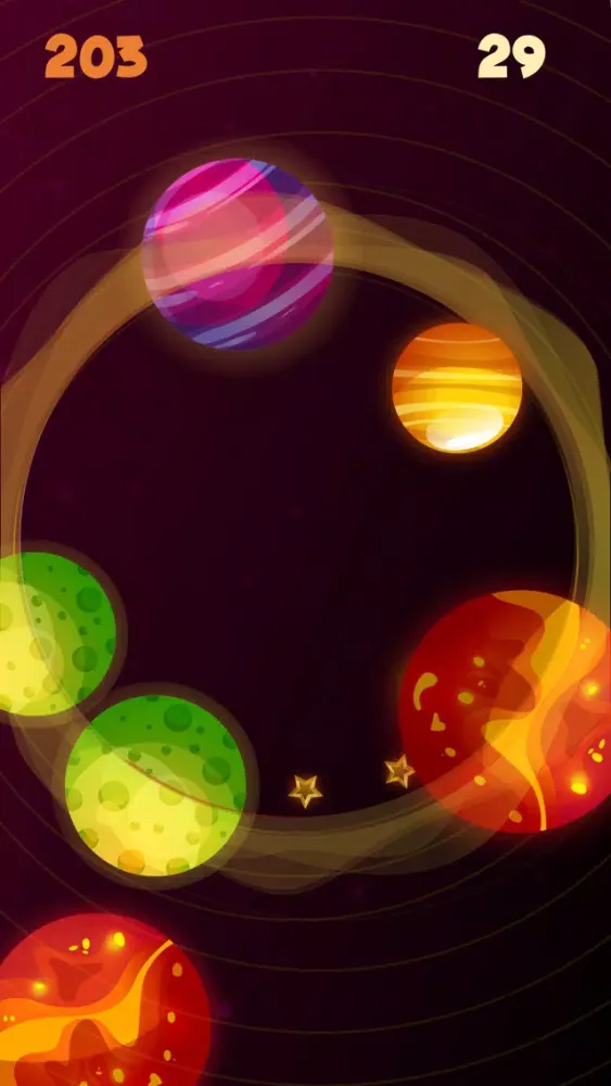 Captures d'écran de Stars collector: arcade game