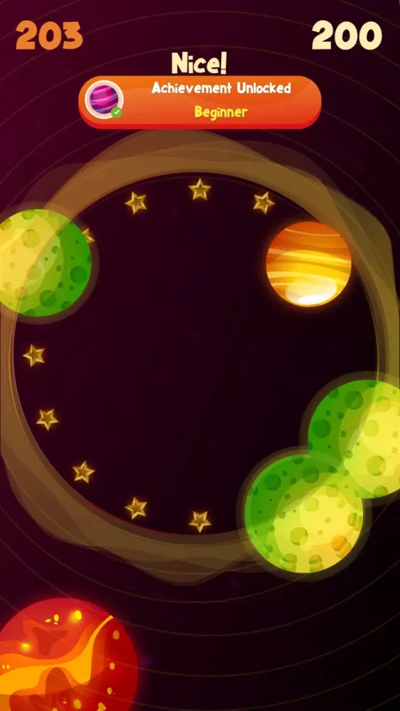 Captures d'écran de Stars collector: arcade game