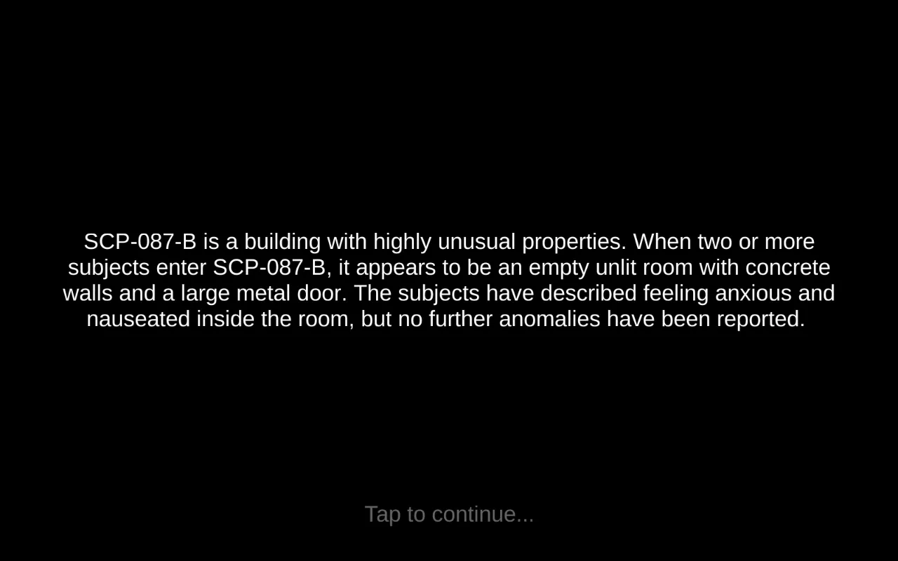 Скриншоты SCP-087-B