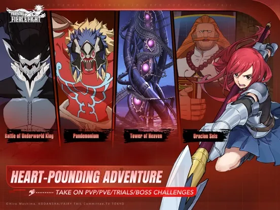 FAIRY TAIL: Fierce Fight iPad  Screenshots