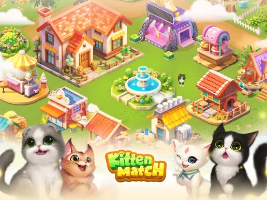 Tangkapan skrin Kitten Match iPad 
