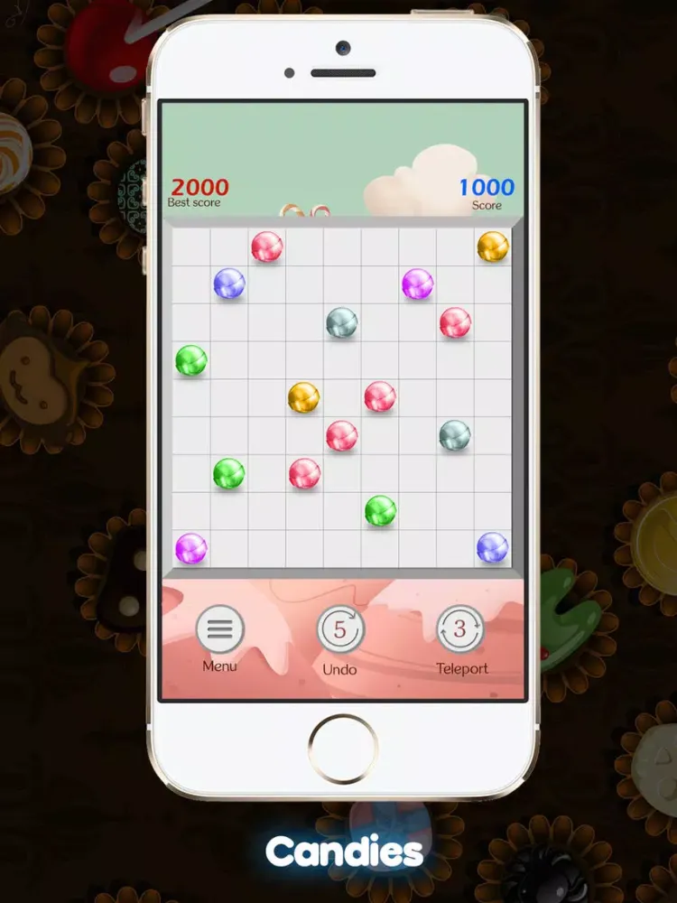 Ảnh chụp màn hình của Line 98 Candy Version iPad 