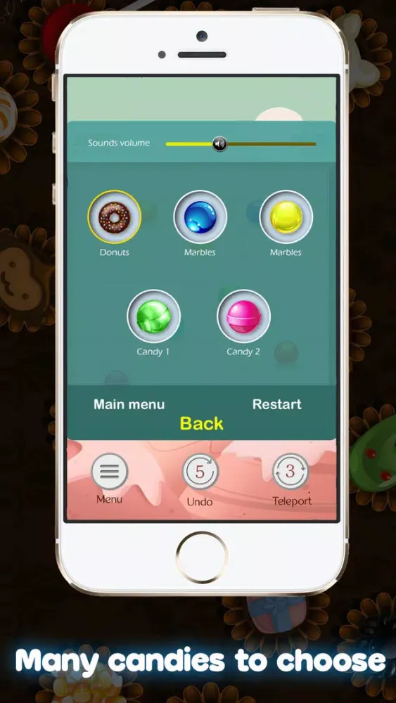 Ảnh chụp màn hình của Line 98 Candy Version