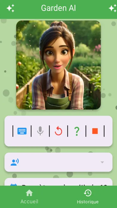 Captures d'écran de Garden AI