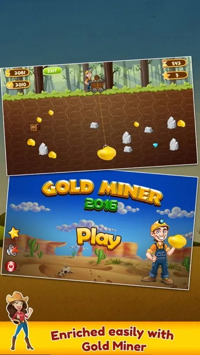 Captures d'écran de Gold Miner: Classic Game