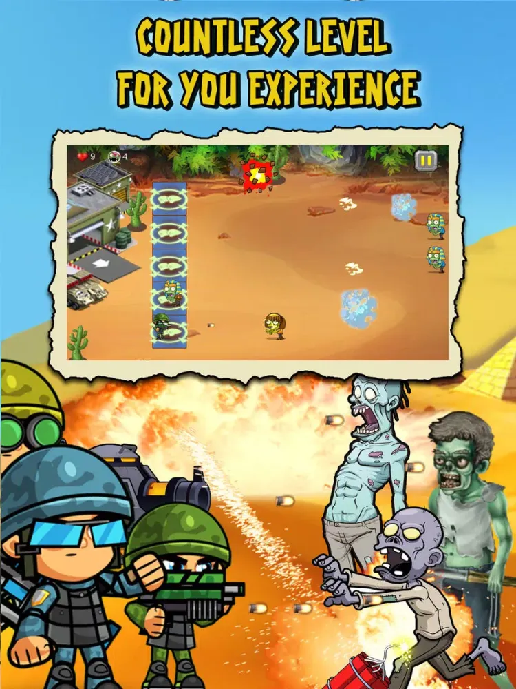 Captures d'écran de Ninja vs Zombies Premium iPad 