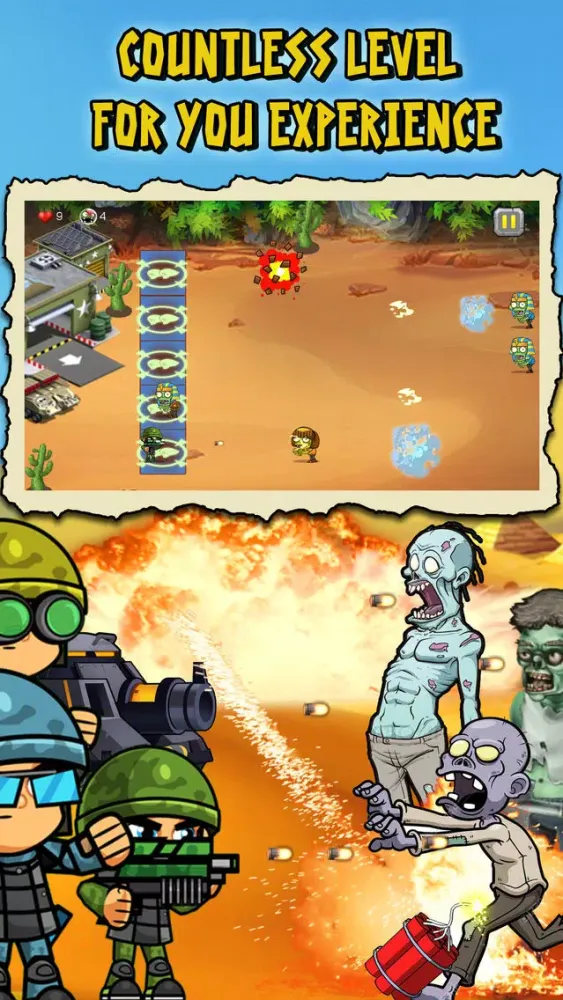 Captures d'écran de Ninja vs Zombies Premium