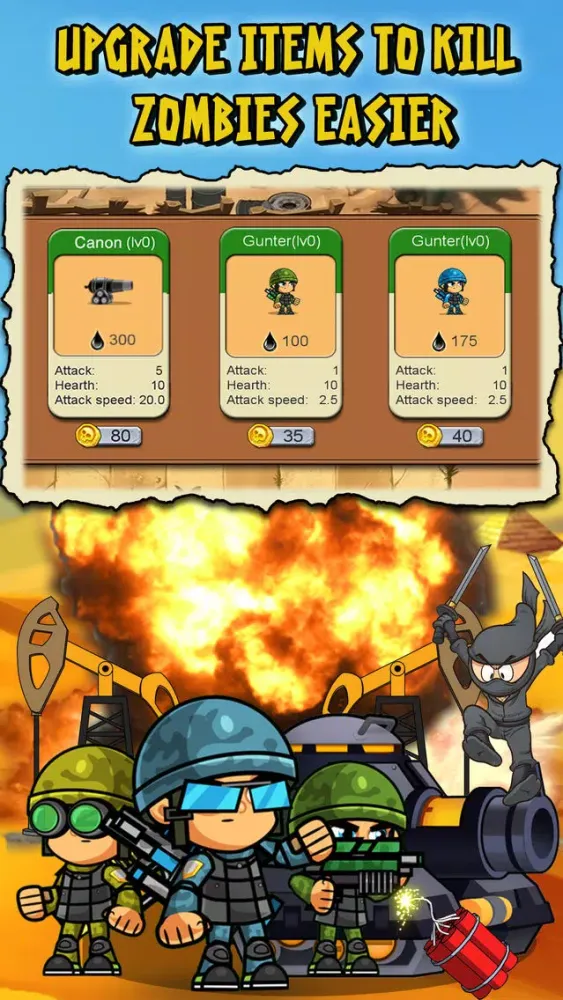 Captures d'écran de Ninja vs Zombies Premium