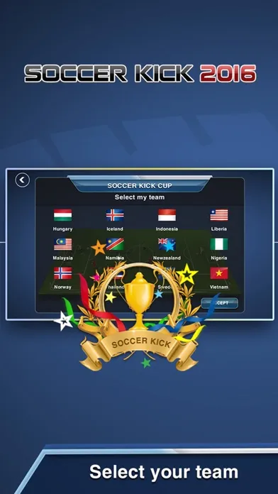 Soccer Kick 2016 سکرین شاٹس