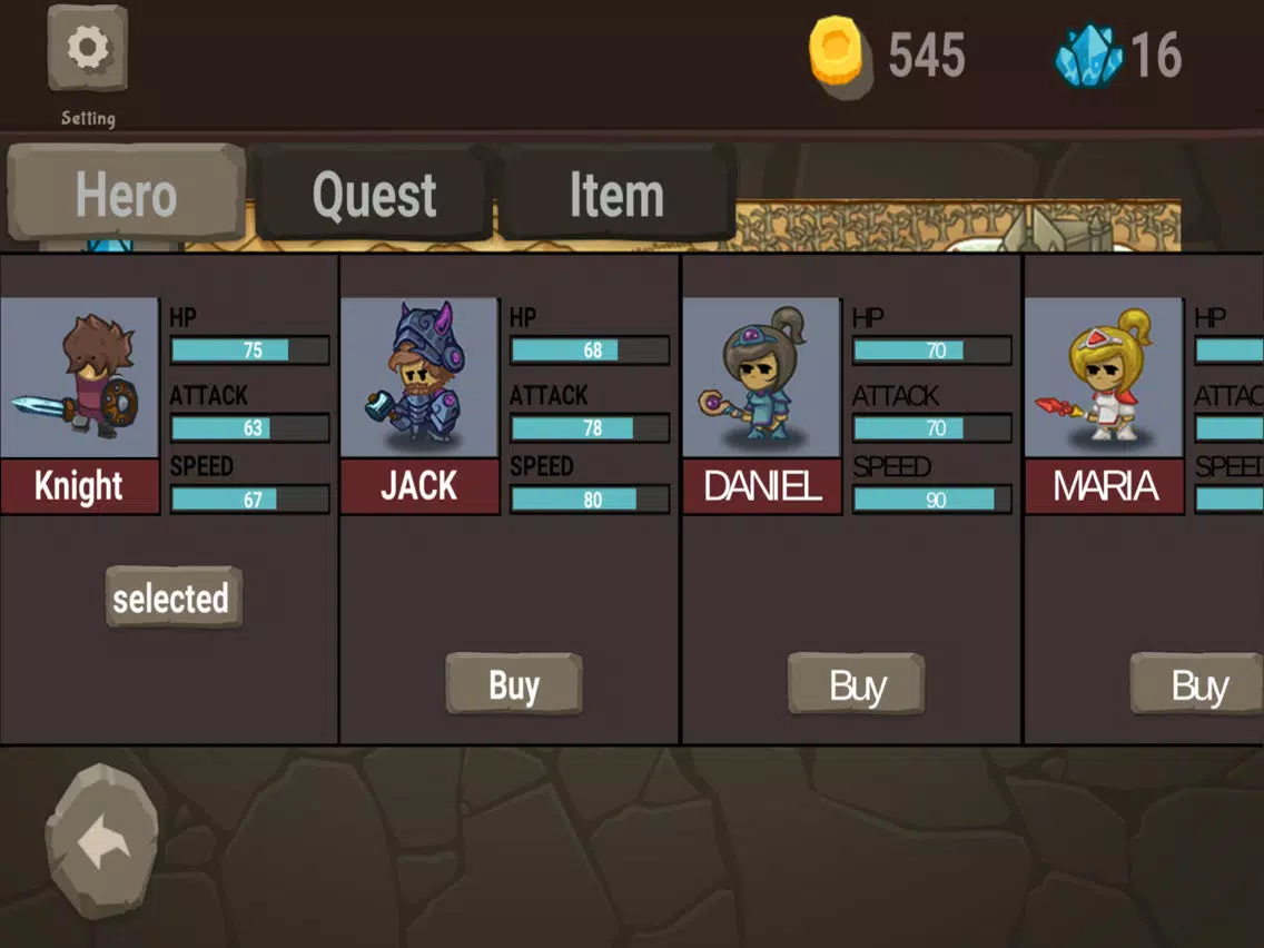 Knight Adventure 2017 iPad  Ekran Görüntüleri