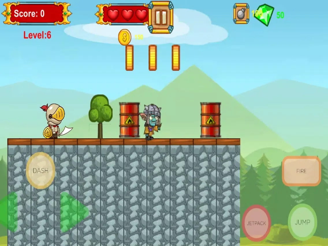 Zrzuty ekranu Super Knight Save Princess iPad 