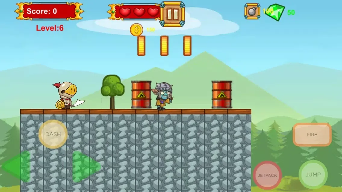 Zrzuty ekranu Super Knight Save Princess