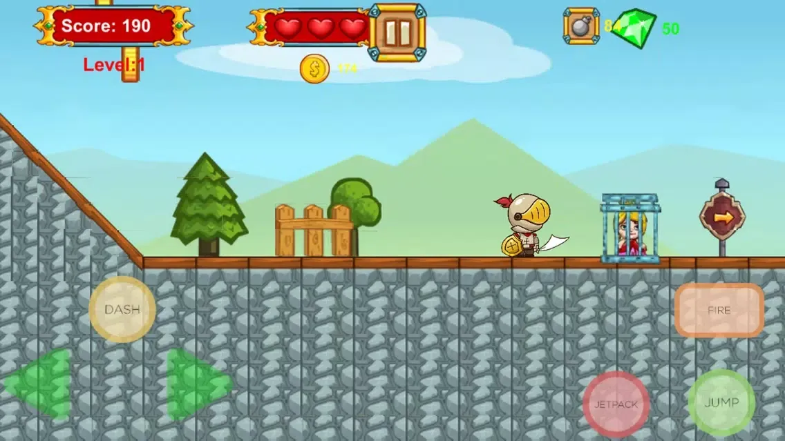 Zrzuty ekranu Super Knight Save Princess