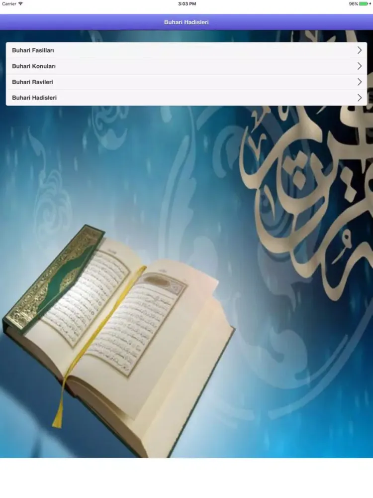 Capturas de pantalla de Buhari Hadisleri iPad 