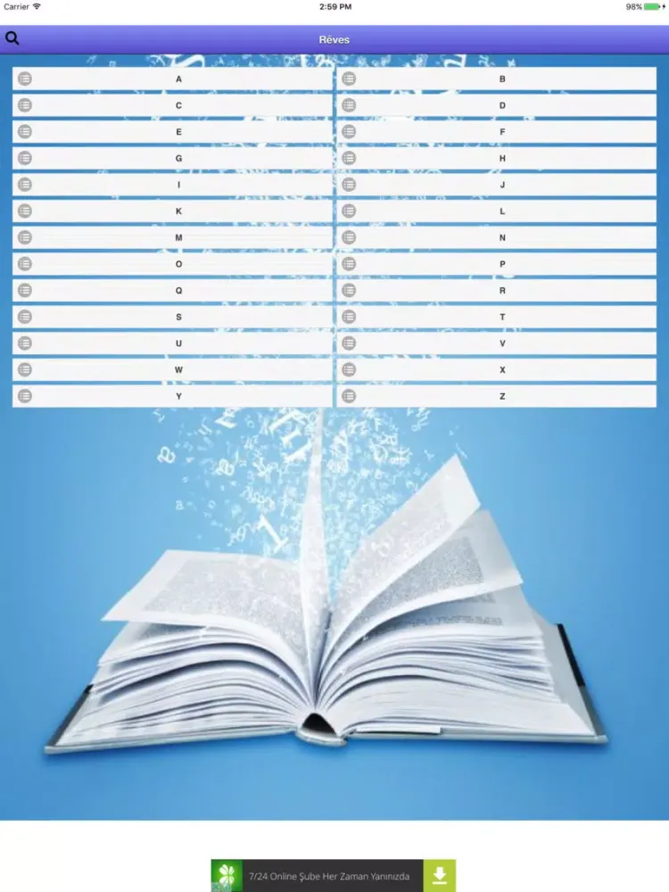 Dictionnaire Des Rêves iPad  Screenshots