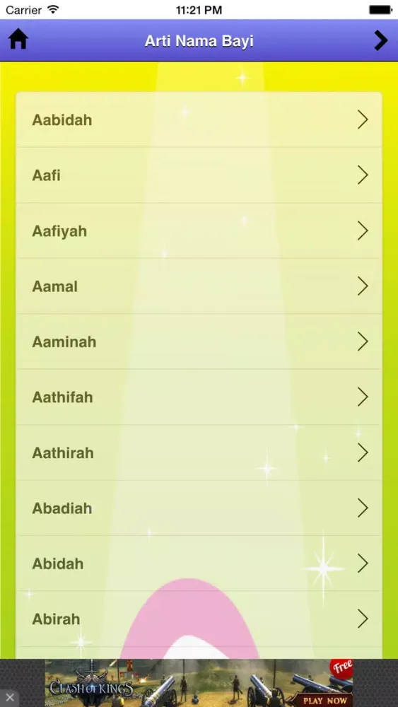 Arti Nama Bayi سکرین شاٹس