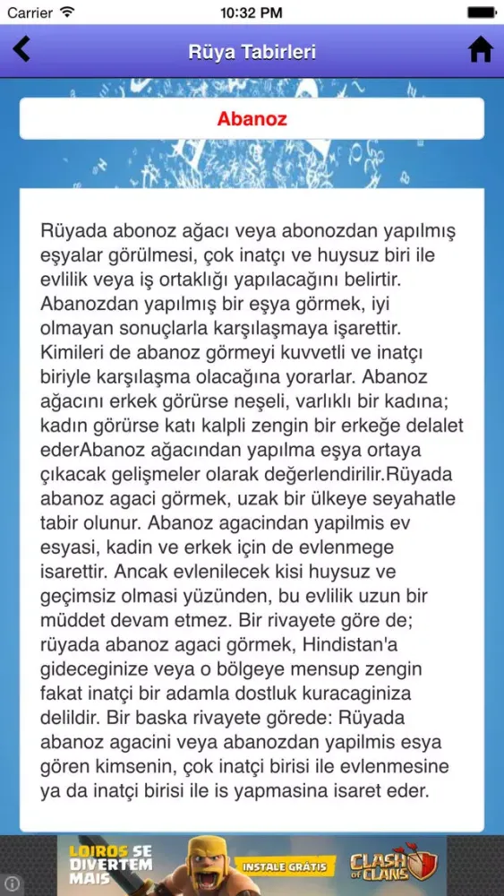 Tangkapan skrin Rüyalar
