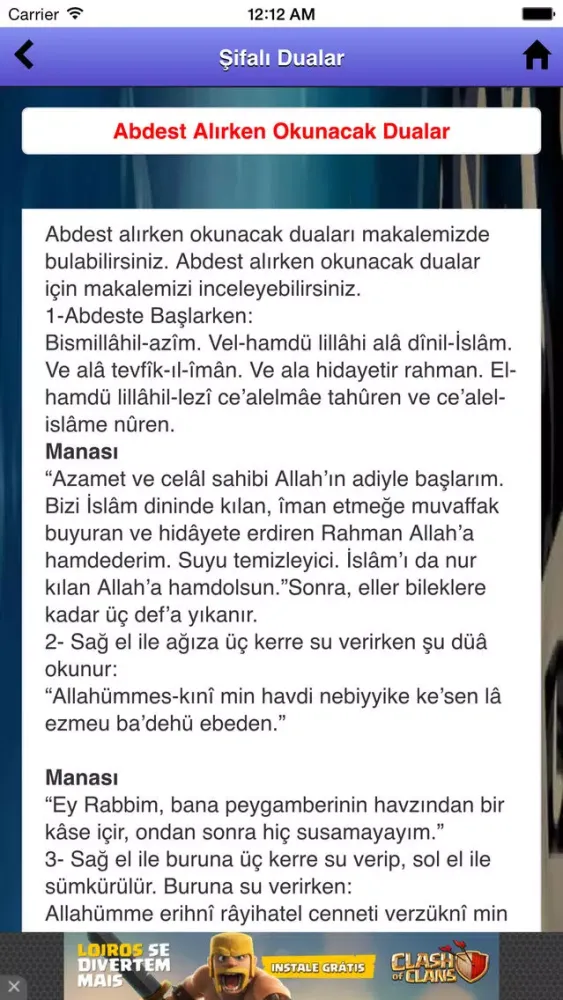 Screenshot di Şifalı Dualar