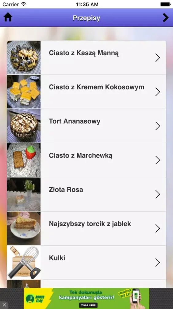 Captures d'écran de Kuchnia Polska