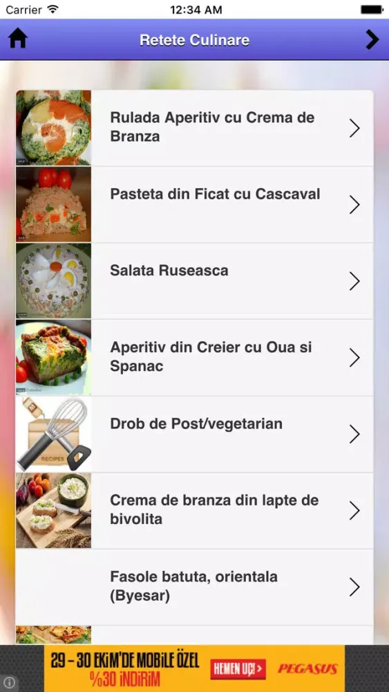 Ảnh chụp màn hình của Retete Culinare
