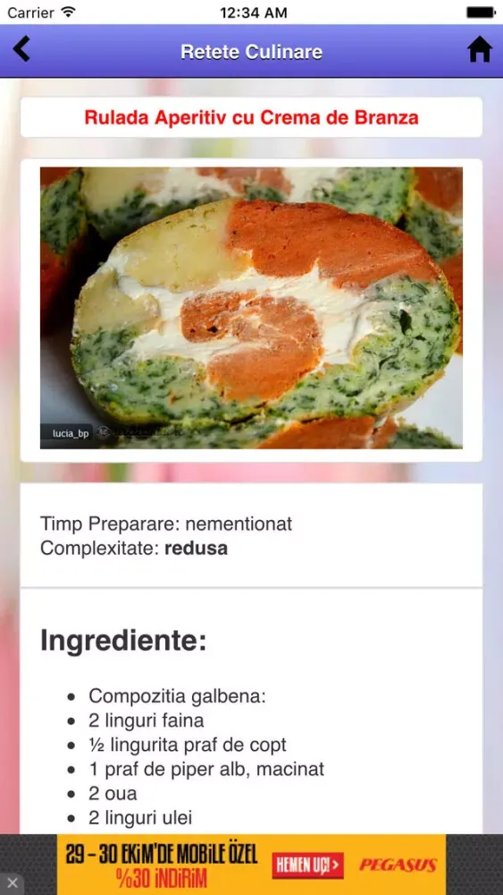 Ảnh chụp màn hình của Retete Culinare