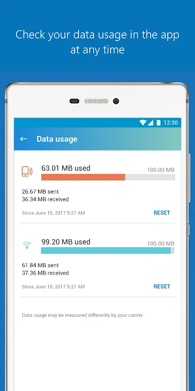 ภาพหน้าจอของ Skype Lite