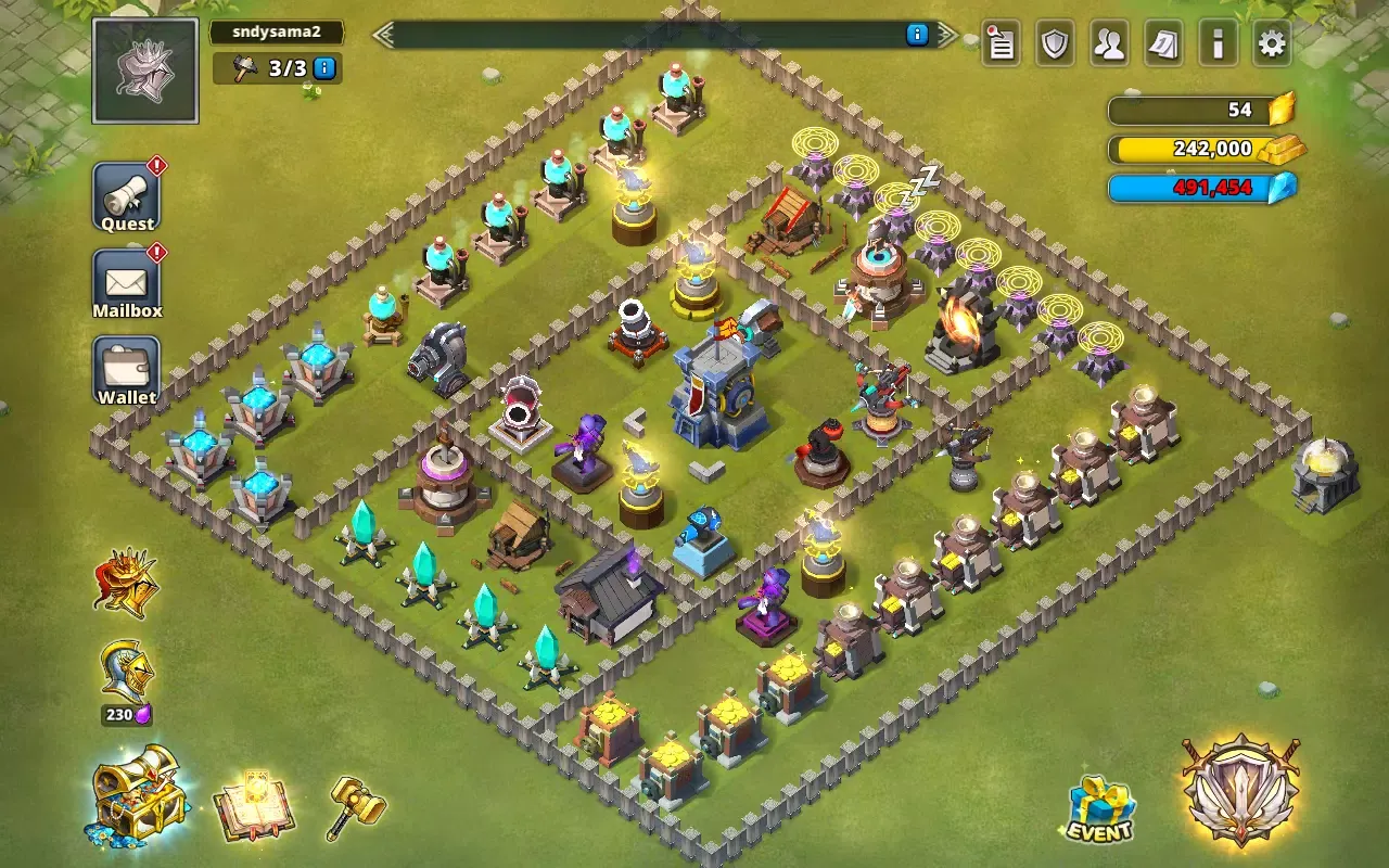 Zrzuty ekranu ClashRow