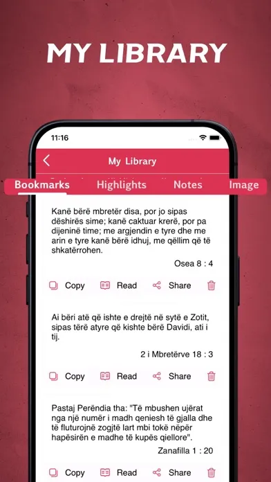 Albanian Bible - offline Screenshots