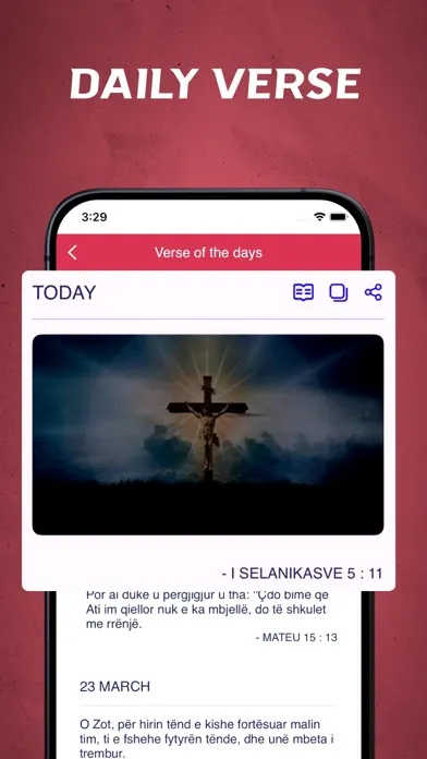 Albanian Bible - offline Screenshots