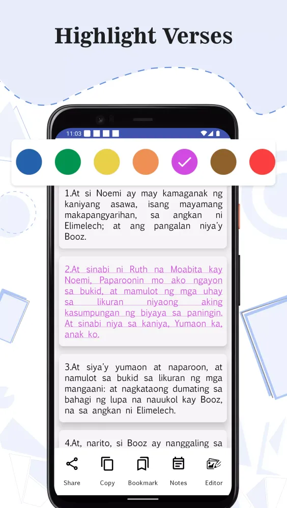 Biblia Takatifu in Swahili Screenshots