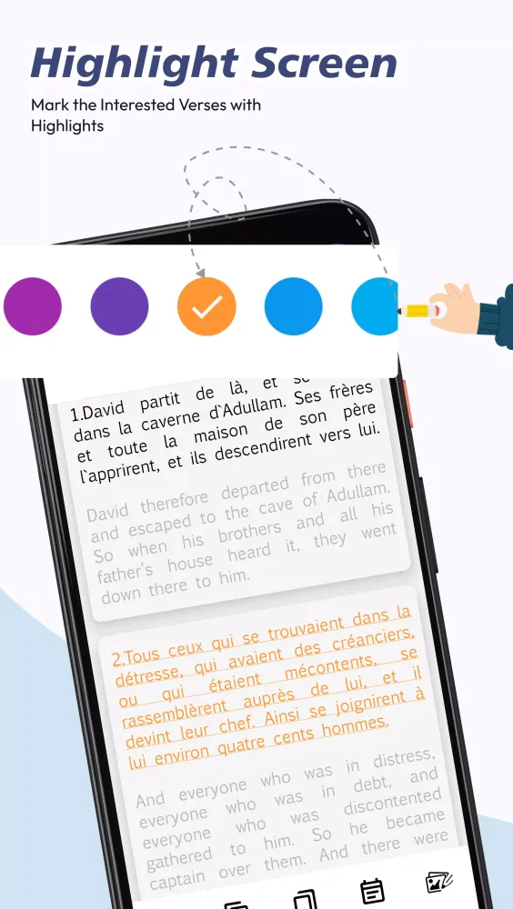 Ảnh chụp màn hình của French English Bible