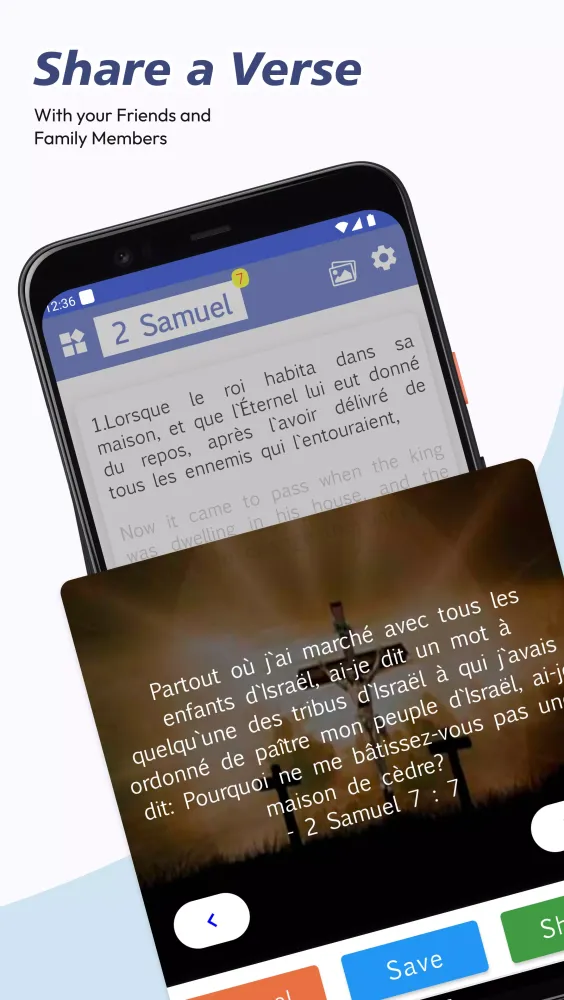 Ảnh chụp màn hình của French English Bible