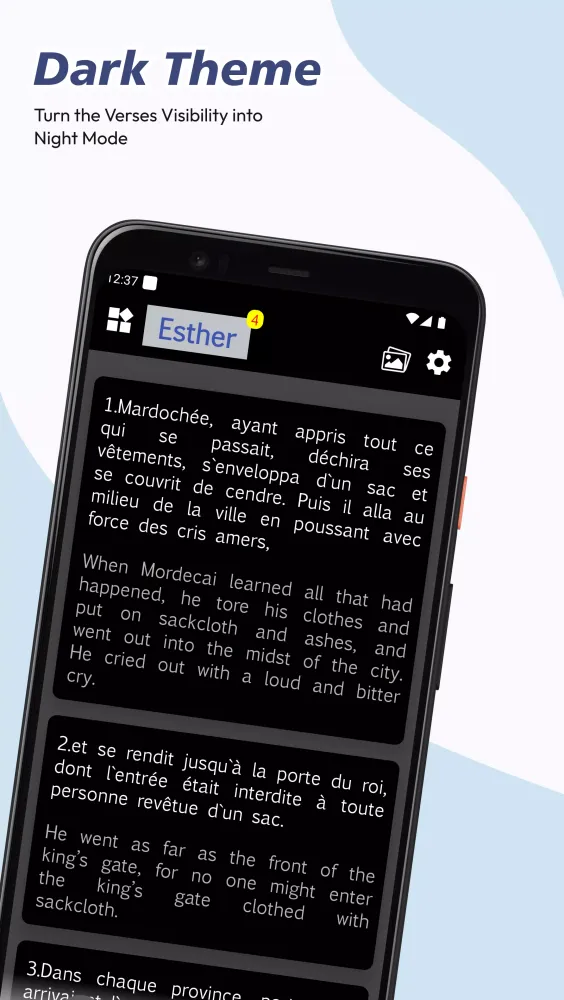 Ảnh chụp màn hình của French English Bible