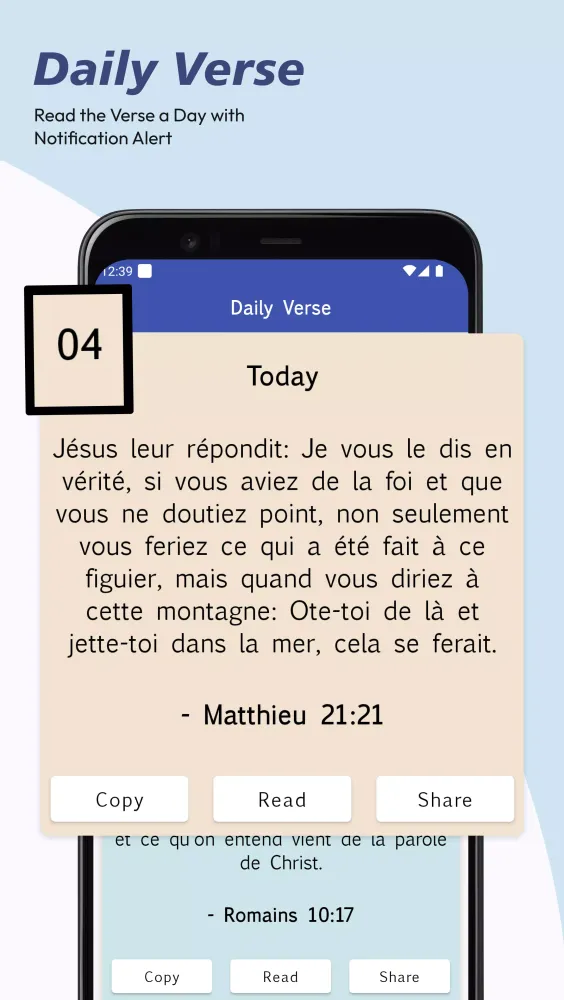 Ảnh chụp màn hình của French English Bible