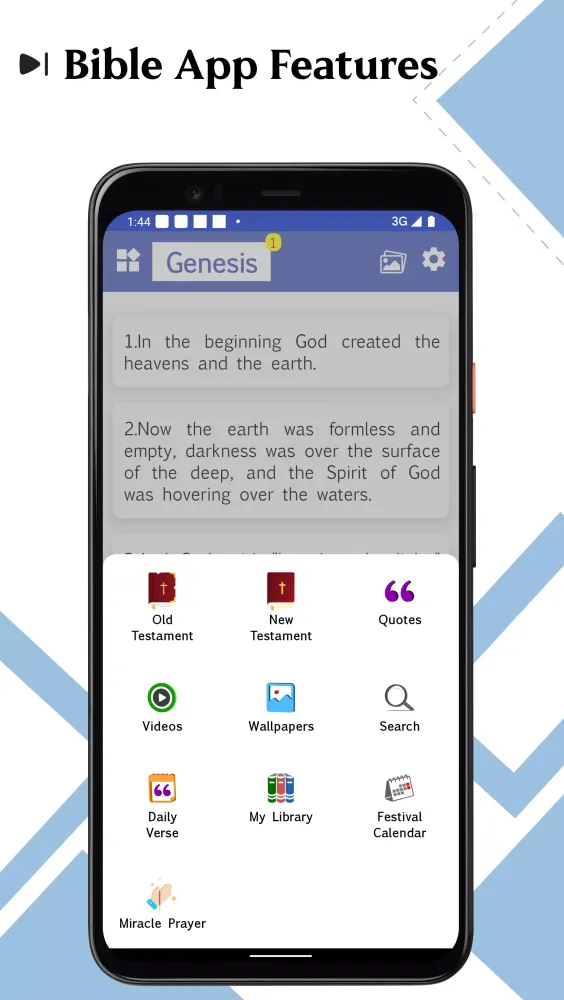 Capturas de tela do Good News Bible