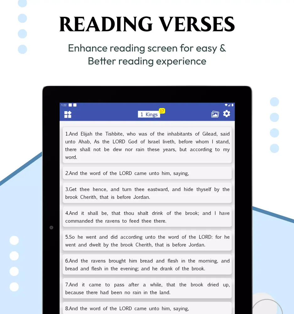 Screenshot di King James Bible - KJV Offline
