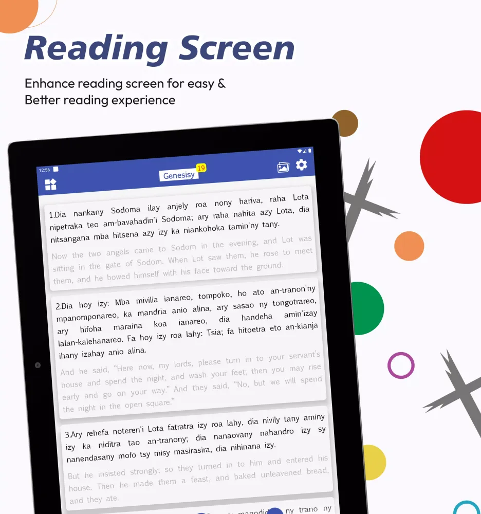 Screenshot di Malagasy English Bible