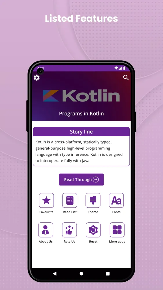 Screenshot di Kotlin Programming