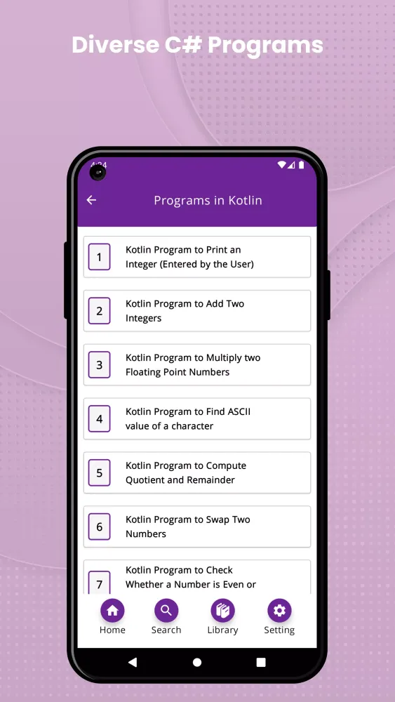Screenshot di Kotlin Programming