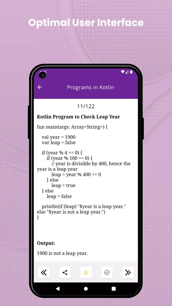 Screenshot di Kotlin Programming