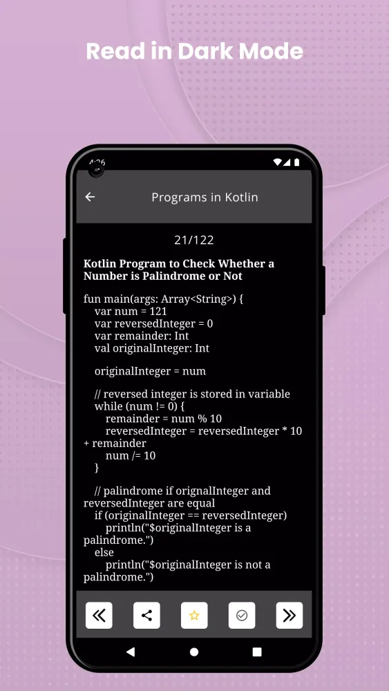 Screenshot di Kotlin Programming